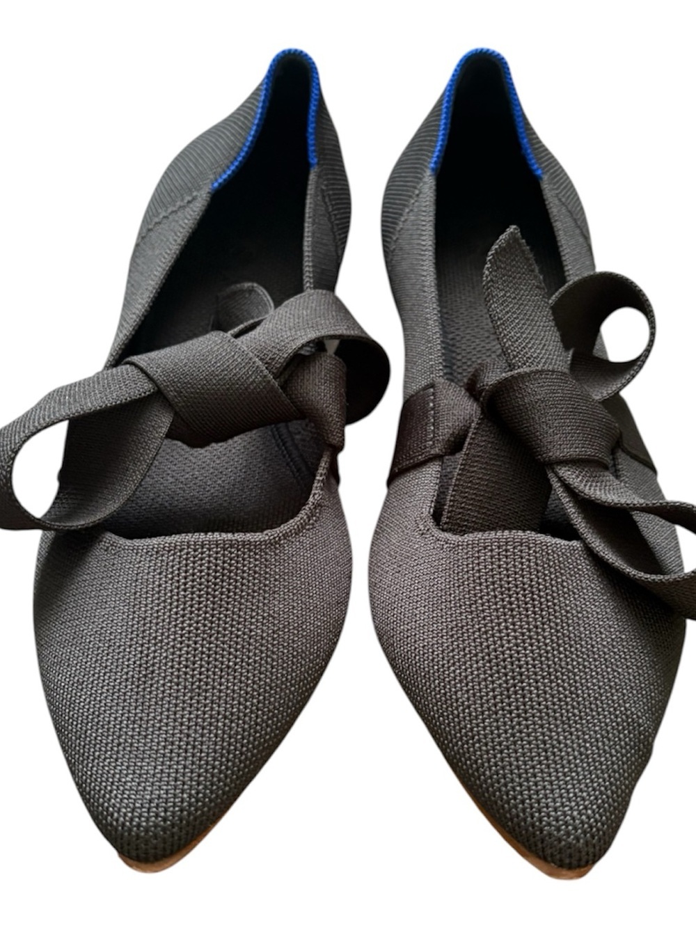 Rothy’s Pointed Mary Jane Tie bow flats